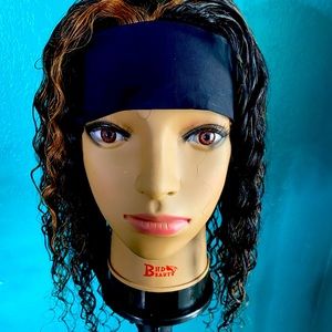 Ombré brown highlighted headband ready to wear wig. 150 density 20 inches